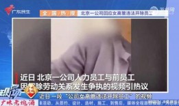 女高管开除员工爆料视频,视频揭露惊人真相