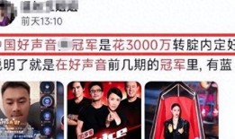 选手爆料中国好声音视频,中国好声音幕后精彩瞬间